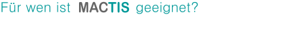 Für wen ist              geeignet?